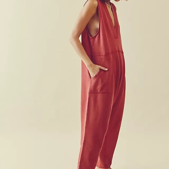 2 COLORS! Free People "What's Up" Onesie. Cowboy (Red) Deepest Spruce (Green) - Picture 5 of 15